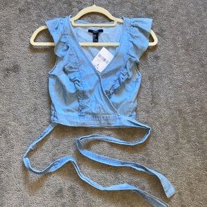 Forever 21 Surplice Wrap Top
